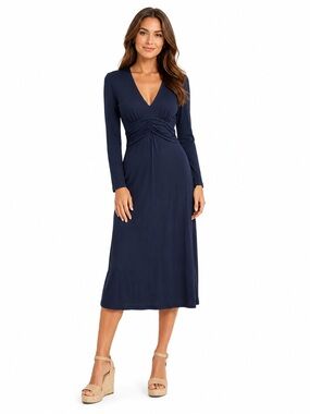 Boden | Dresses | Boden Elodie Empire Midi Dress In Damson Berry Purple |  Poshmark